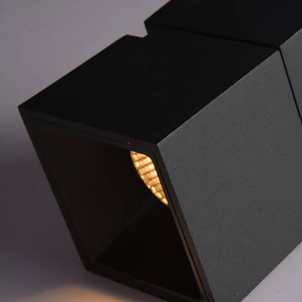 IlluVega Faltbare LED Deckenlampe | Modernes Design | Semi-Flush-Mount | Beleuchtung für Zuhause