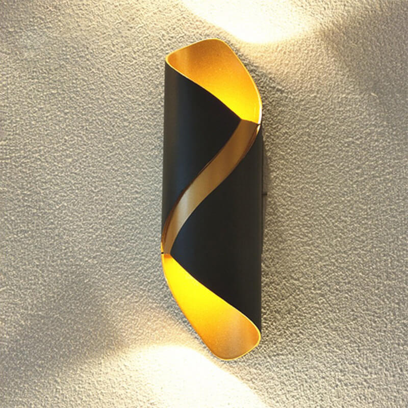 Spiranova Doppelkopf LED Wandleuchte | Nordic Spiral Design | Aluminium Spotlicht | Moderne Beleuchtung