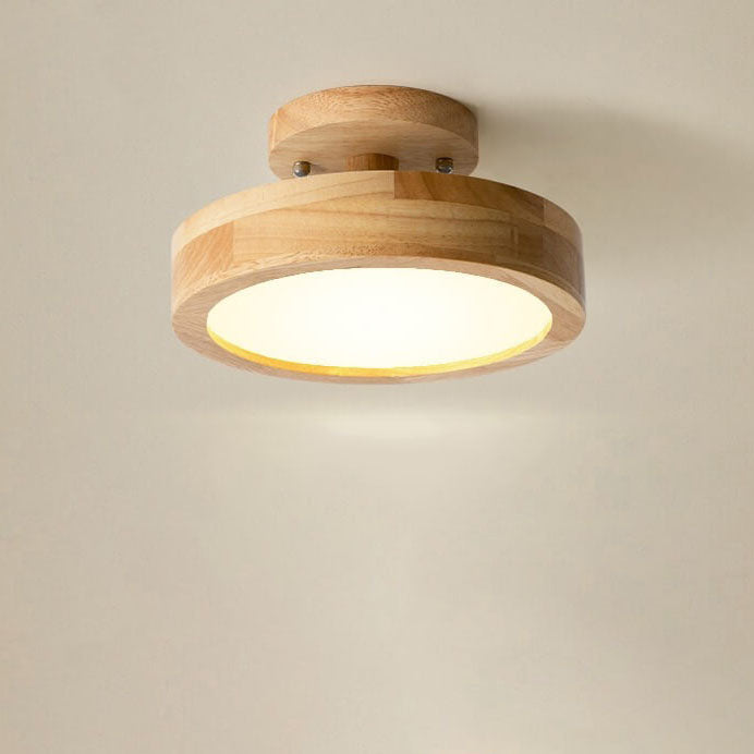 ScandiLight LED Deckenleuchte Rund | Nordic Design | Semi-Flush Mount | Energiesparende Zimmerleuchte