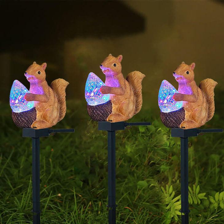 Solarra Gartenleuchte | Kreatives Harz-Design | LED-Solarleuchte | Wasserdicht | Landschaftsbeleuchtung für Außenbereiche