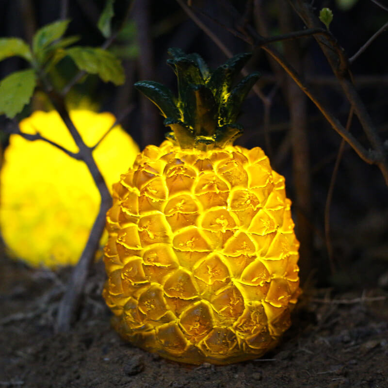 TropiLume Gartenleuchte | Outdoor Solarlicht | Wetterfest | Ananas LED Dekoleuchte