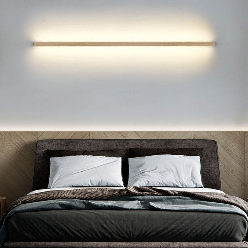 ZenBeam Japanische LED Wandleuchte | Massivholz Design | Moderne Akzentbeleuchtung