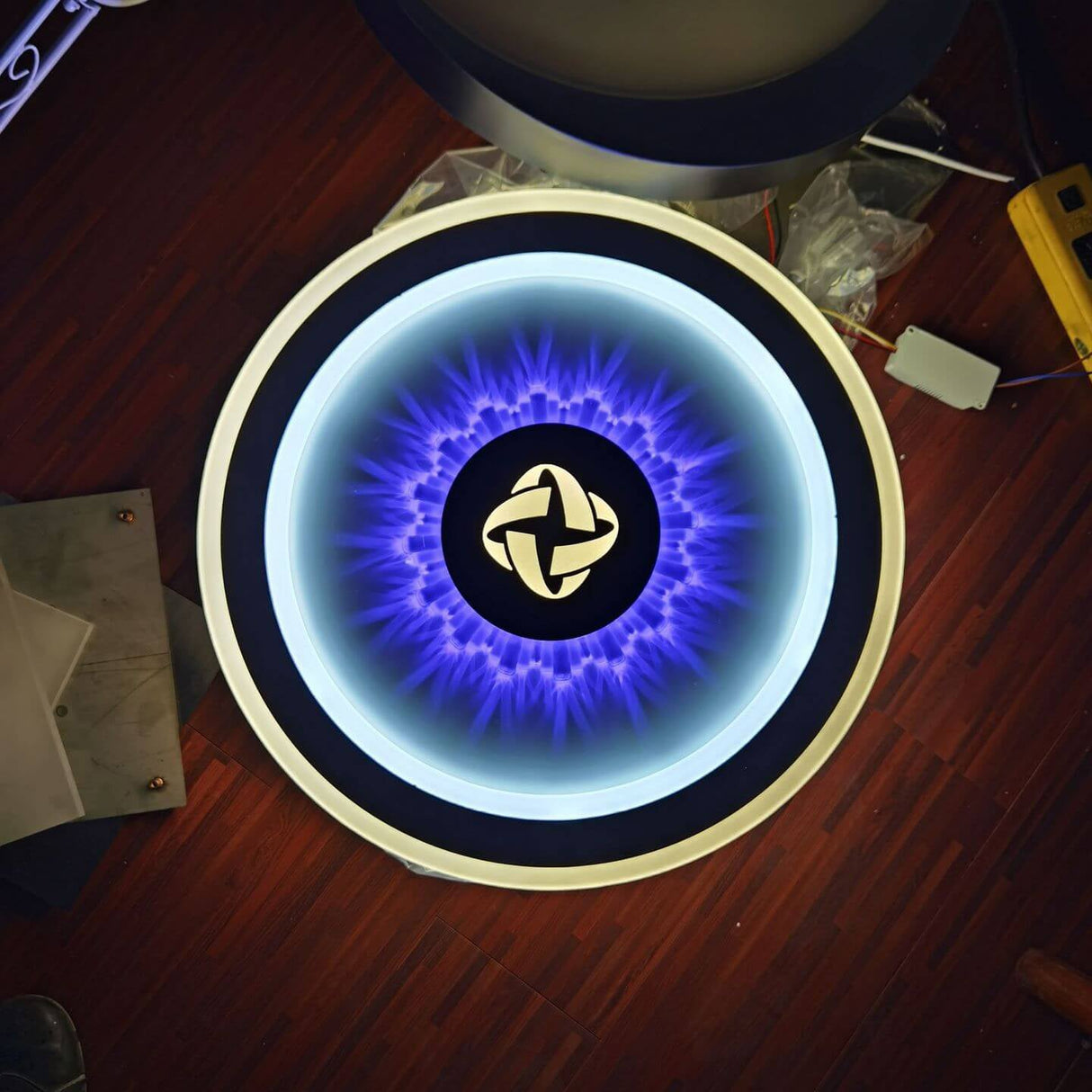 Lumivolt Astra LED Deckenleuchte | Modernes Acryl-Design | Farbwechsel | Dimmbar mit Fernbedienung