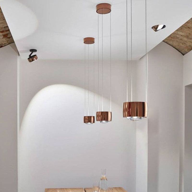 CylinBright LED Pendelleuchte | Nordic Design | Intelligenter Sensor | Metallzylinder | Dimmbar