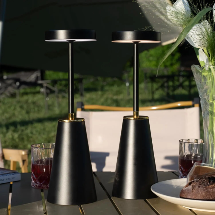 LumeFlex Kabellose LED Tischleuchte | Flexibles Design | Modernes Ambiente | Leselampe & Stimmungslicht