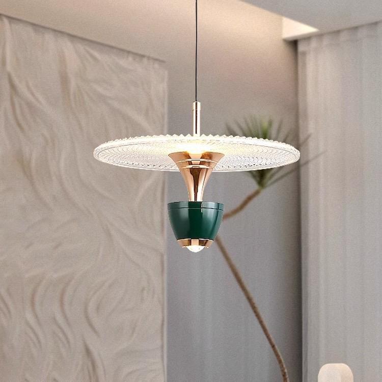 LunaDisk Moderne LED Pendelleuchte | Elegantes Scheibendesign | Dimmbar & Energieeffizient