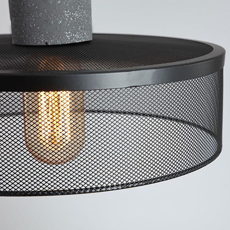 UrbanTaper Industrial Design Zement Pendelleuchte | Zylindrische Form | Moderner Look | Perfekt für Wohnzimmer