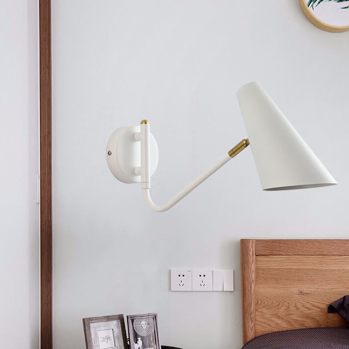LioraFlex Drehbare Wandlampe | Nordic Design | Minimalistisch | Schwarz, Weiß oder Gold | Wandleuchte für Zuhause