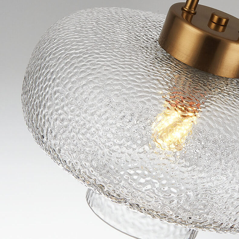 LustroLume Oval Glas Pendelleuchte | Nordic Design | Luxuriöse Beleuchtung | Stilvolle Raumgestaltung