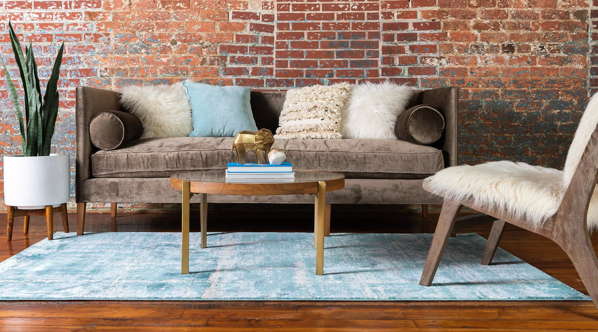 FadedLux Moderner Vintage Teppich | Weicher Bereichsteppich | Stilvolle Wohnkultur | Hochwertig und langlebig