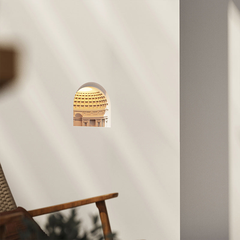 Illumora LED Wandleuchte | Eingebaute Gipslampe mit Sensor | Warmlicht | Modernes Design für Schlafzimmer