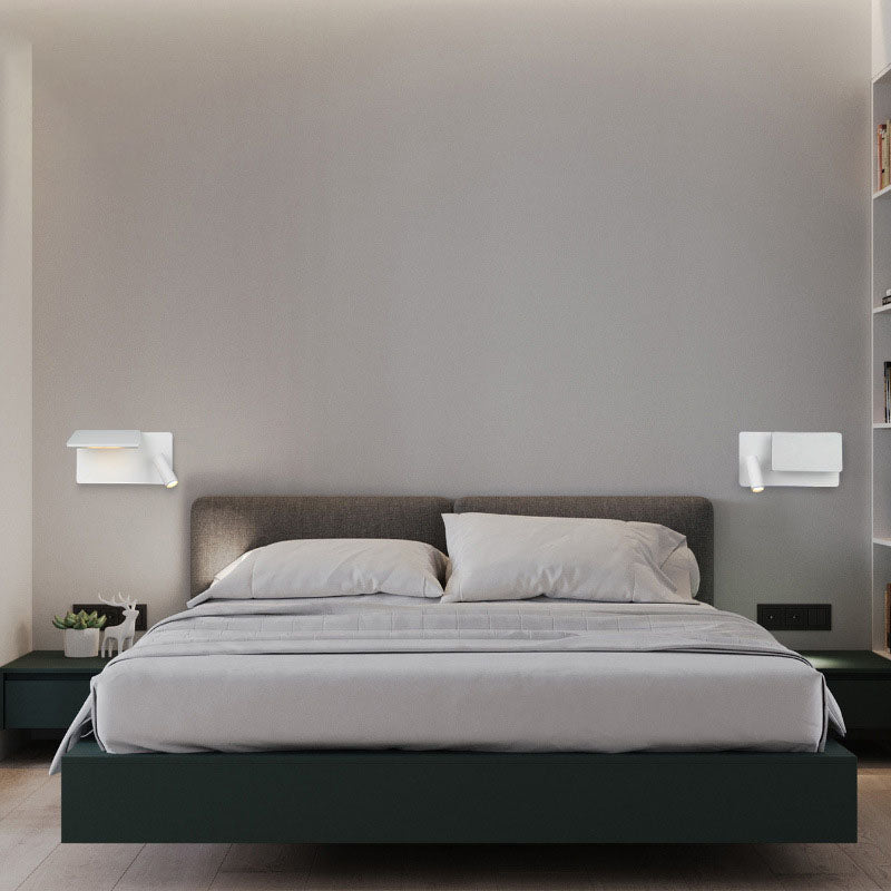 GlareCore Minimalistische LED Leselampe | Flaches Design | Wandspot | Moderne Beleuchtung