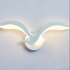WingGlow LED Wandlampe | Kreatives Möwendesign | 1-Licht | Dimmbares Stimmungslicht für Zuhause