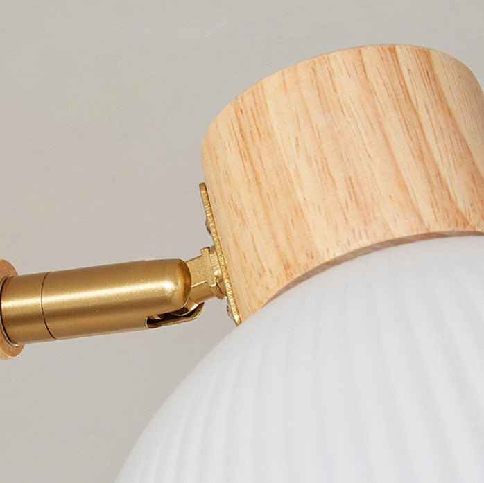 TranquiLight Wabi-Sabi Deckenleuchte | Minimalistisches Design | Holz & Glas | 3/6/8-Licht Lampe