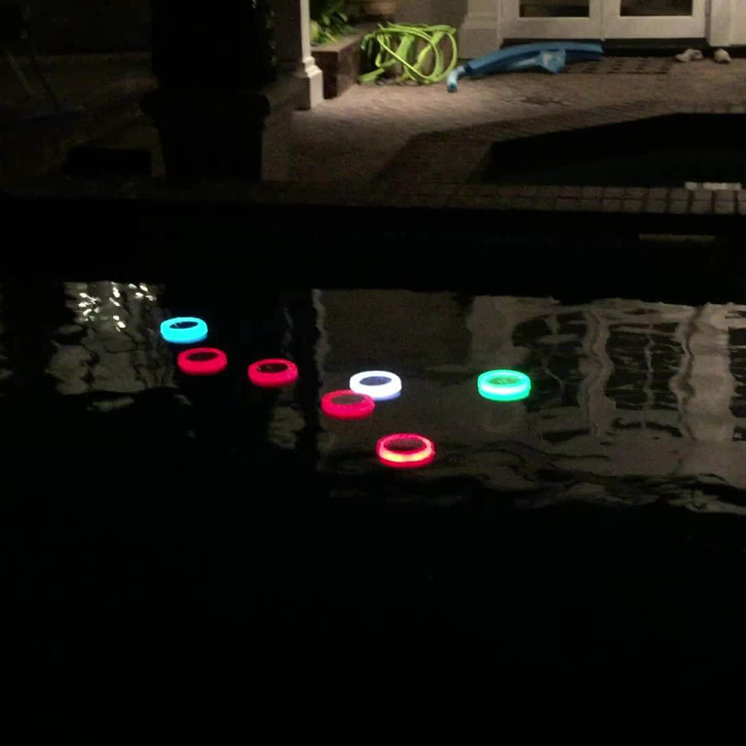 SolarisFloat LED Schwimmlicht | Solarbetrieben | Wasserdichte Beleuchtung für Pools und Gärten