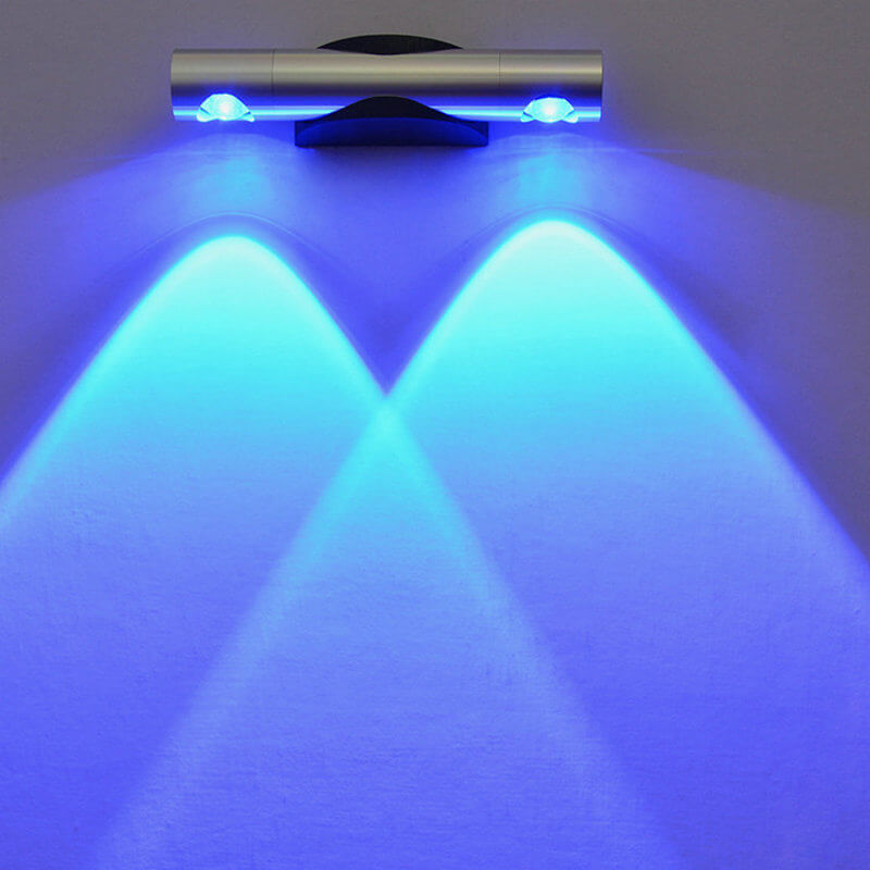 CylindraGlow LED Wandleuchte | Modernes Rotierendes Design | Aluminium Zylinder | Farbwahl | 2-6W