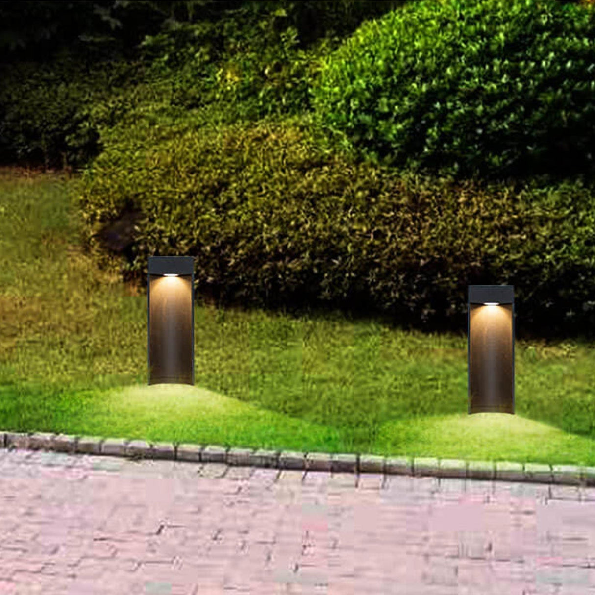 LumiPath Modern Square LED Gartenlampe | Aluminium | Outdoor Wegeleuchte | Energiesparend