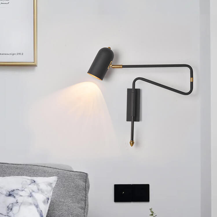 Artico Nordic Design Schwenkbare Wandleuchte | Kreativer Stil | Langarm | Dimmbar | Perfekt für Wohnzimmer & Büro