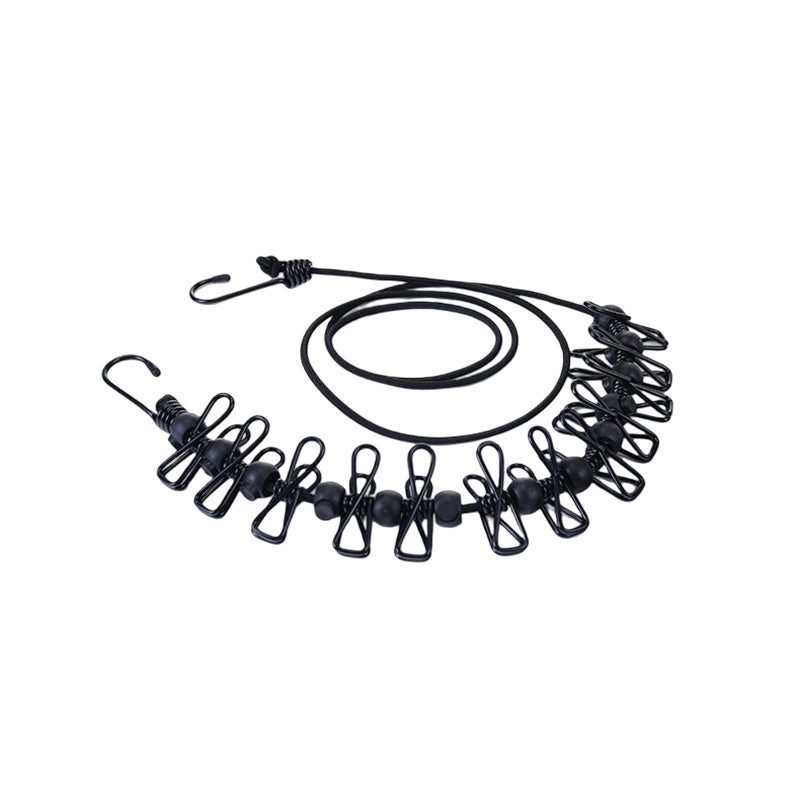 FlexiStand Tragbarer Kleiderständer | Elastischer Reise-Kleiderhalter | Platzsparend & Praktisch für Unterwegs