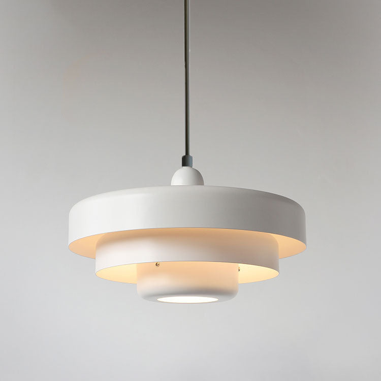 LayerLight Vintage Nordic Pendelleuchte | Mehrschichtiges Metall-Design | 1-flammige Hängelampe für Esszimmer & Küche