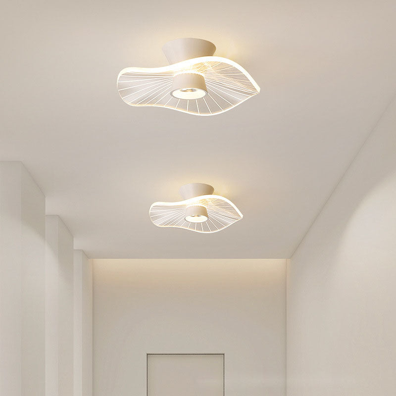 Bloomora Minimalistische LED-Deckenleuchte | Rosendesign | Runde Acryl-Lampe | Stimmungslicht für Wohnzimmer