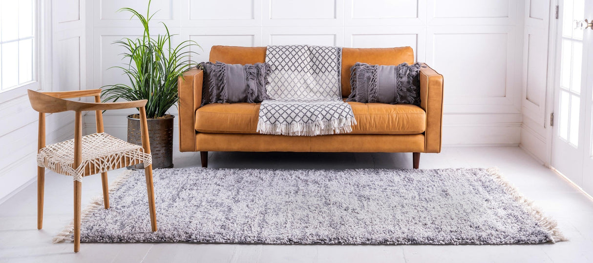 Marlea Hochflor Teppich mit Meliertem Design | Weich & Gemütlich | Perfekt für Wohnzimmer & Schlafzimmer