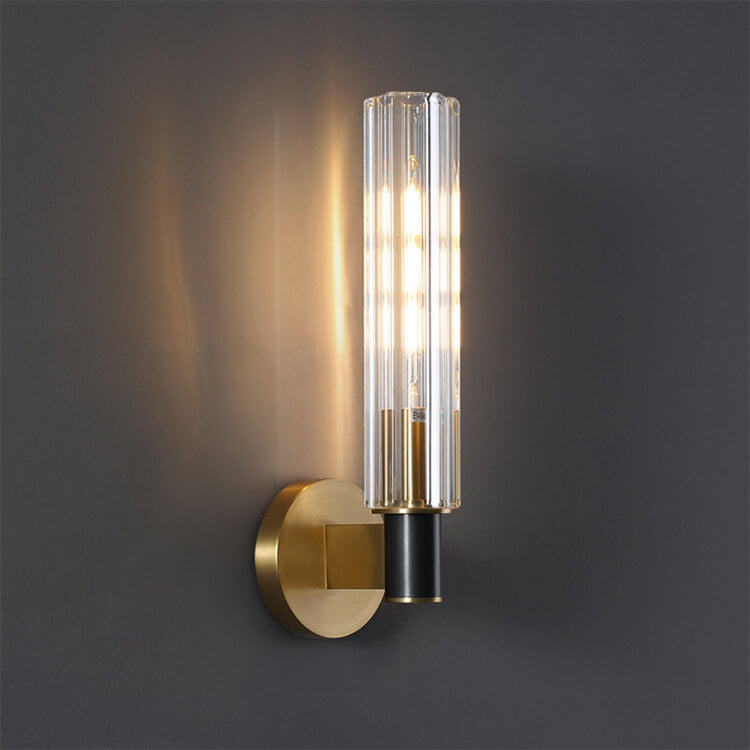 Gloriana Crystal Wall Sconce | Modernes Messing | 1/2 Lichter | Elegante Beleuchtung