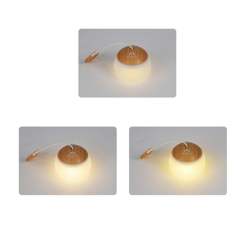 CampLume Minimalistische LED Campinglampe | USB Aufladbar | Tragbar & Hängbar | 3/4 Helligkeitsstufen | Outdoor Licht