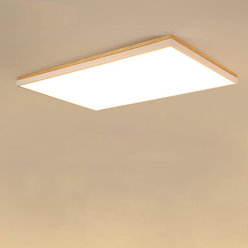 NordSphere LED Deckenleuchte | Nordic Design | Massivholz | Quadratisch & Rechteckig | Dimmbar | Warm- & Weißlicht