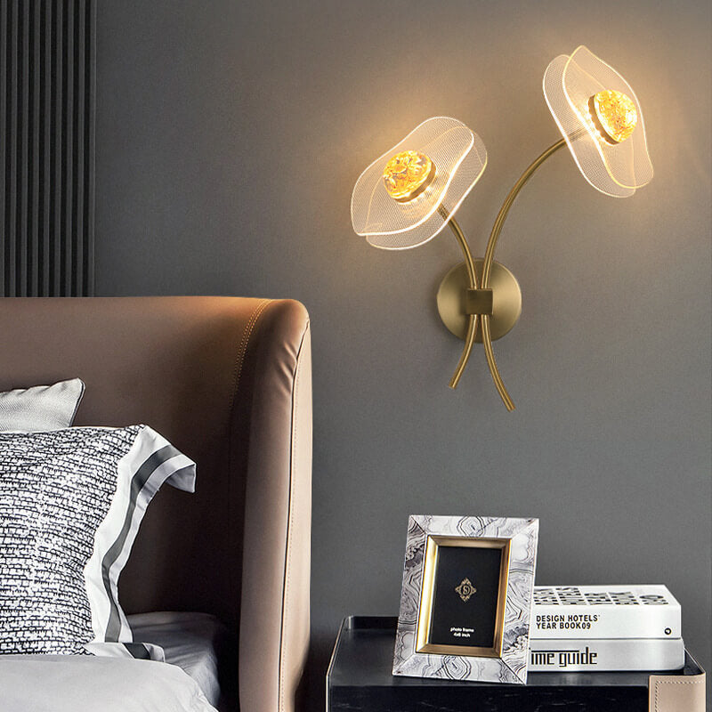 LotuGlow Kreative Lotus LED Wandleuchte | Acryl | Blumen Design | Dekorative Beleuchtung