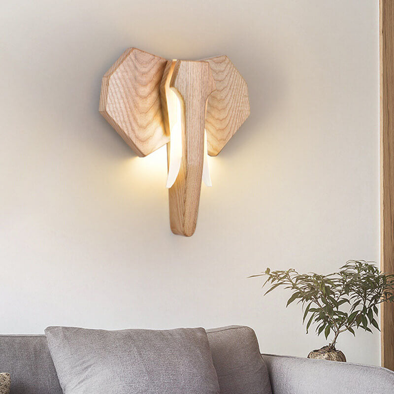Elephora Nordic Design LED Wandlampe | Kreative Elefantenform | Dimmbare Beleuchtung | Dekorative Wandbeleuchtung für Kinderzimmer