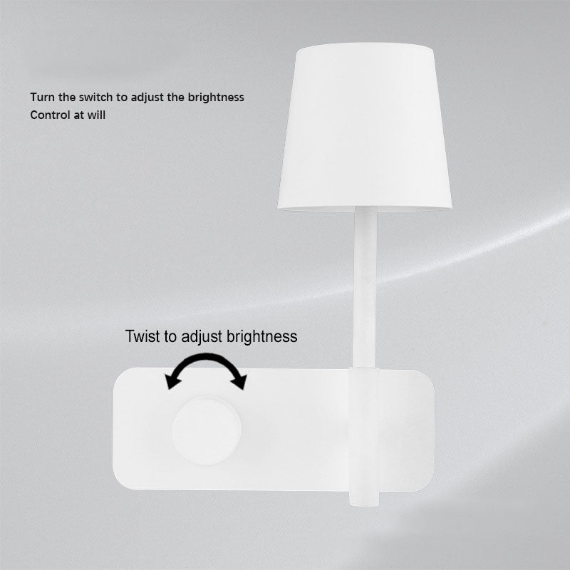 AlumaShine LED Wandleuchte | Modernes Minimalistisches Design | Aluminium | Dimmbar | Kegelschirm