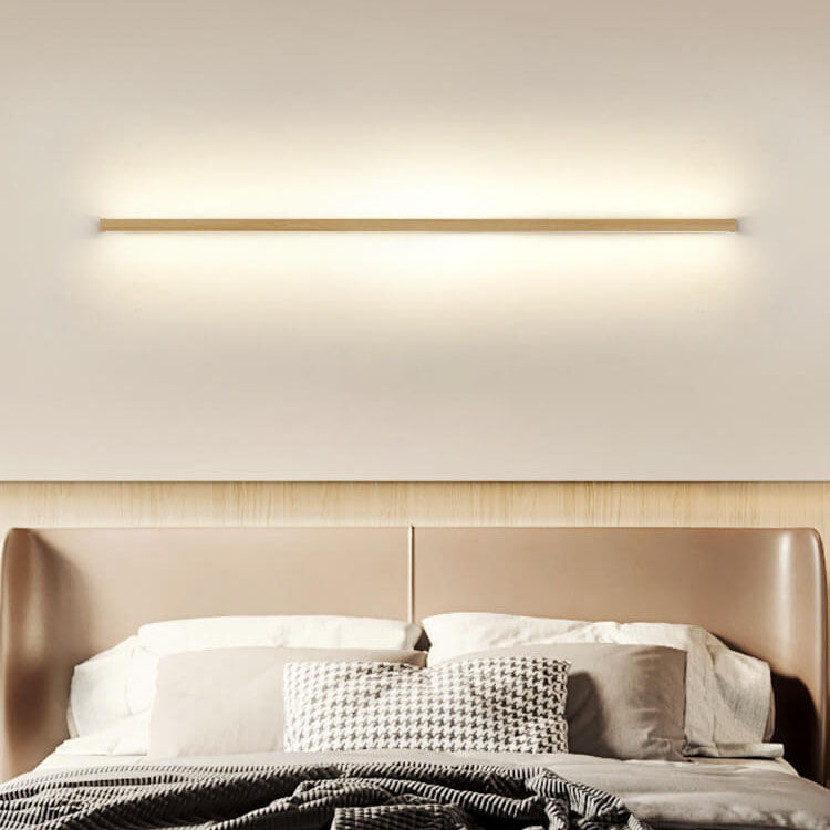 ZenBeam Japanische LED Wandleuchte | Massivholz Design | Moderne Akzentbeleuchtung