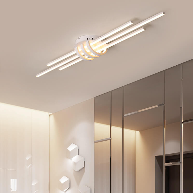 Lumineo LineaFlush Deckenleuchte | Modernes Design | Minimalistisch | LED | Dimmbare Beleuchtung