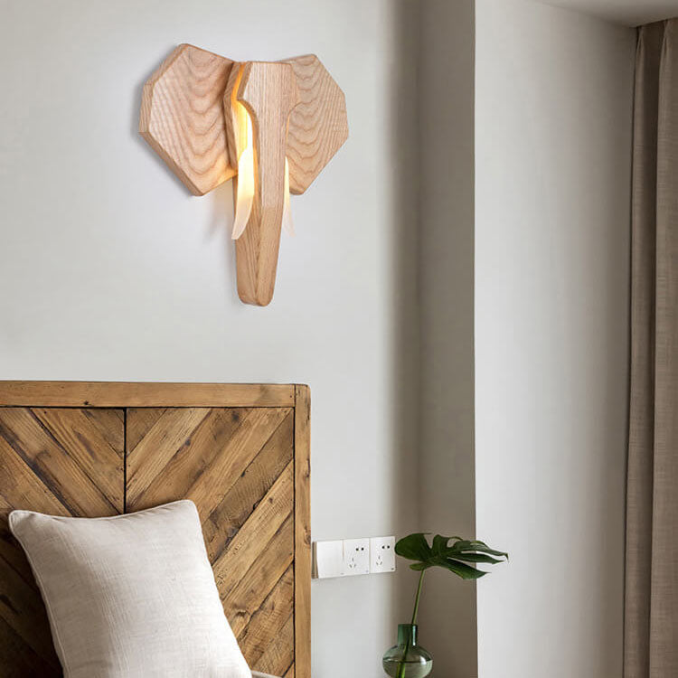 Elephora Nordic Design LED Wandlampe | Kreative Elefantenform | Dimmbare Beleuchtung | Dekorative Wandbeleuchtung für Kinderzimmer