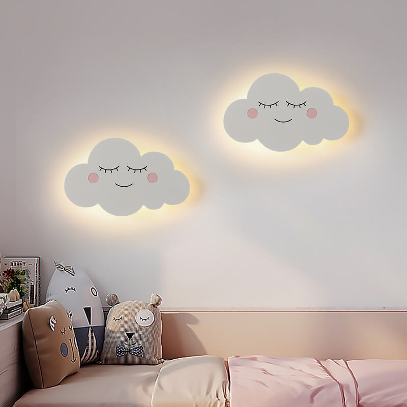 CloudLite Kreatives Emoji LED Kinder-Wandlicht | Verstellbare Lichtfarbe | Dekorative Beleuchtung