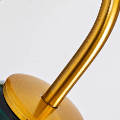 ZenoLuxe Nordic Design LED Wandlampe | Gebogene Arm | Modern | Dekoration für Zuhause