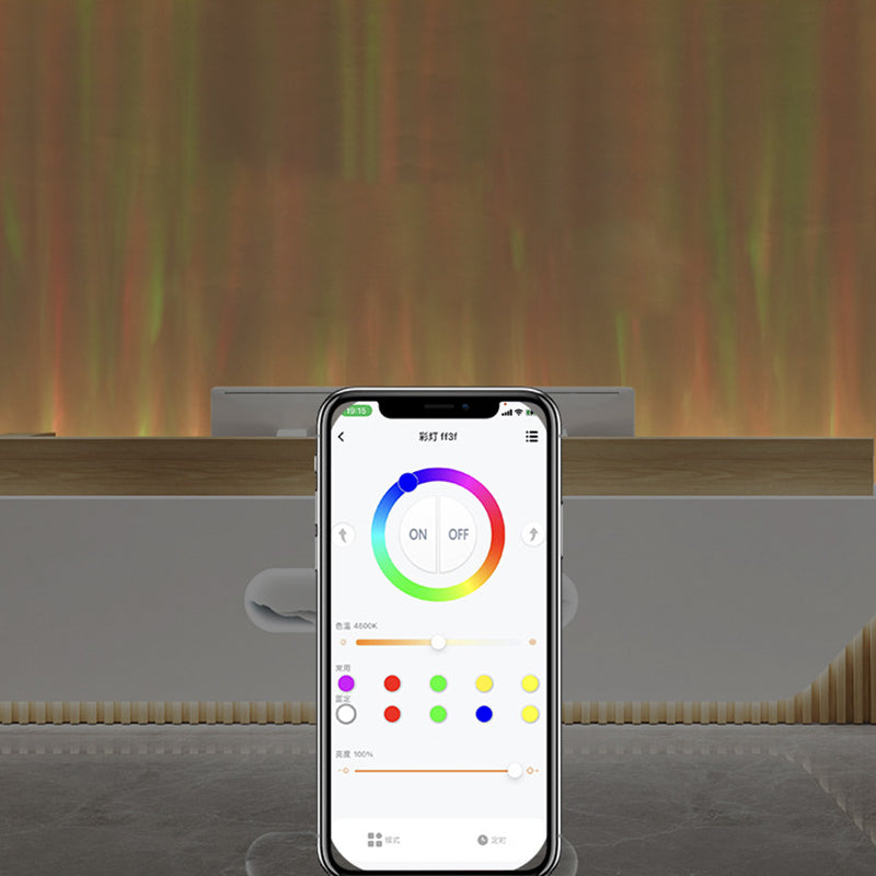 LumaRipple Art Deco LED Stehlampe | Aluminium & Acryl | Wasserdesign | Stimmungslicht für Wohnzimmer