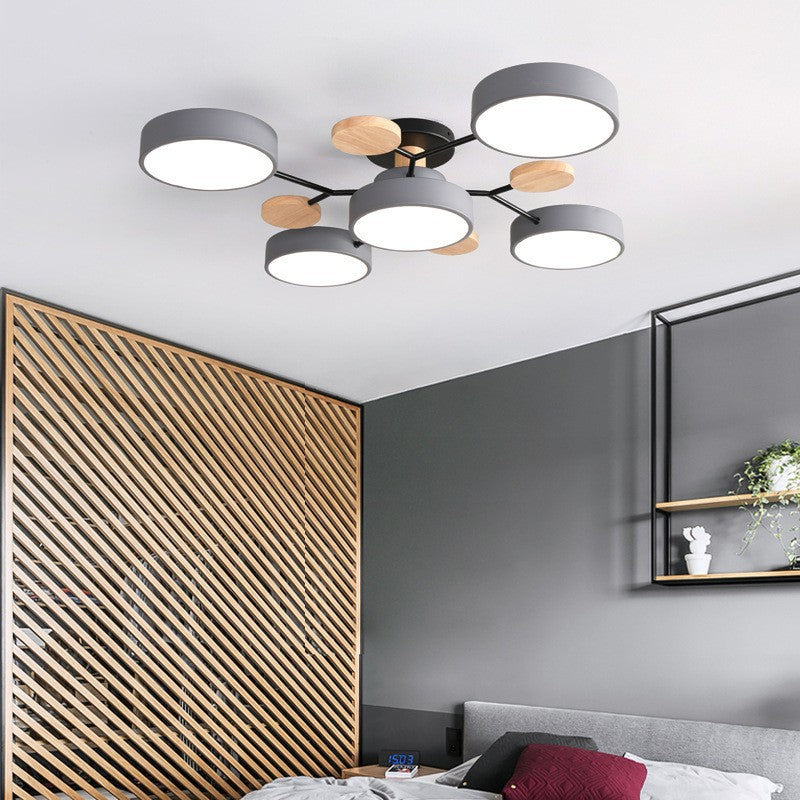 NordLuxe Molekül Design LED Deckenleuchte | Skandinavischer Stil | Semi-Flush Mount | Wohnraumbeleuchtung