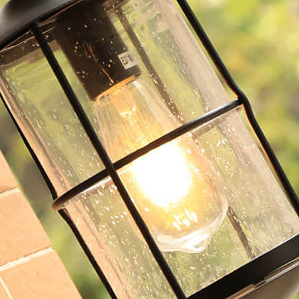 Aurovia Vintage Outdoor Wandleuchte | Wasserdicht | Eisen & Glas | 1-Licht Design | Ideal für Terrasse & Garten