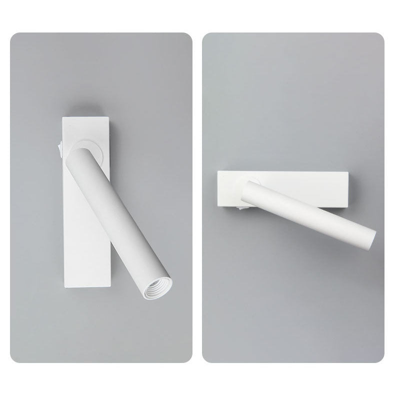 LumeFocus Rechteckige LED Wandleuchte | Verstellbarer Winkel | Minimalistisches Design | Leselampe | Warmes Licht