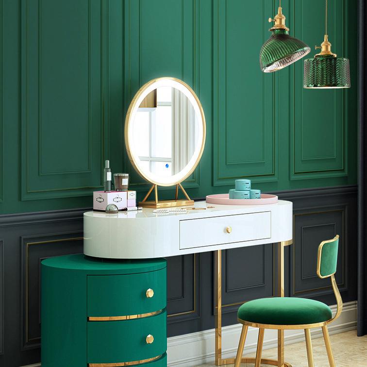 VerdiGlow Nordic Vintage Kronleuchter | Messing & Grünes Glas | 1/2/3-Licht Hängelampe | Elegantes Design