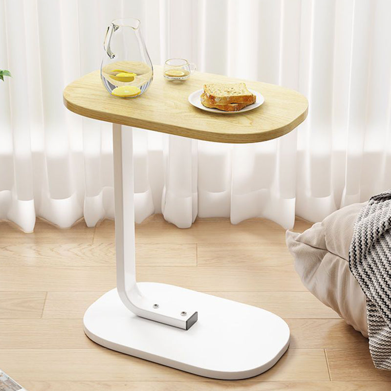 RusticoC Vintage C-Beistelltisch | Holzoptik | C-Form Design | Platzsparend | Perfekt für Wohnzimmer & Schlafzimmer