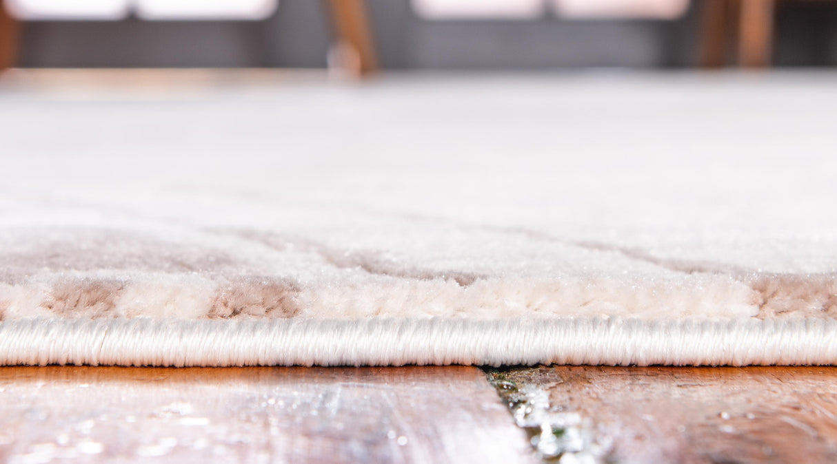 Rautanova Moderner Teppich mit verblasstem Rautenmuster | Weich & Strapazierfähig | Perfekt für Wohnzimmer & Schlafzimmer