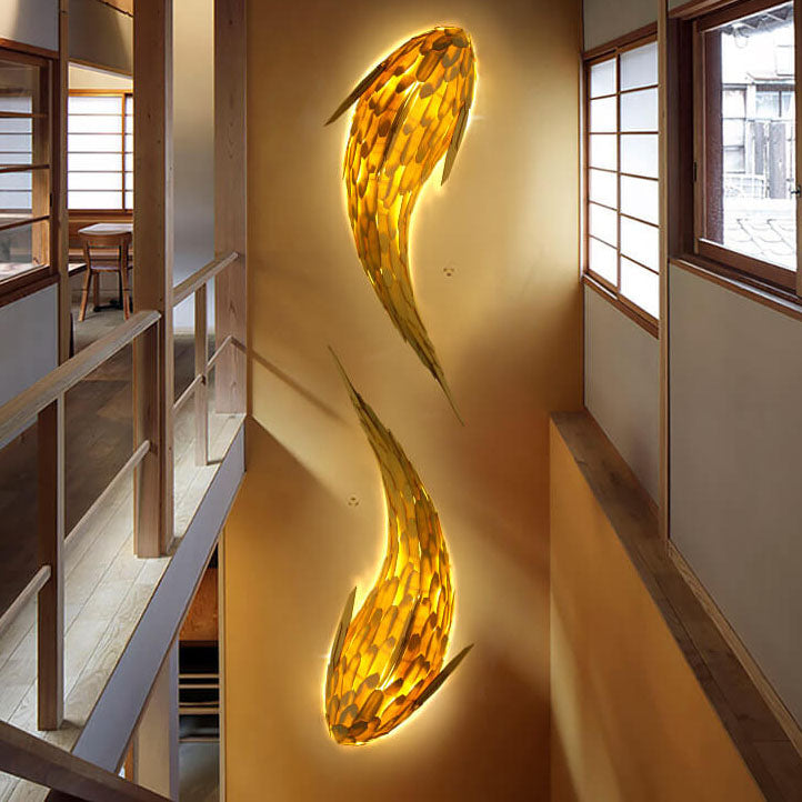 Artivion Moderne Deko-Wandleuchte aus Lindenholz | 2/4 Lichtoptionen | Elegantes Design | Perfekt für Wohnzimmer & Flur