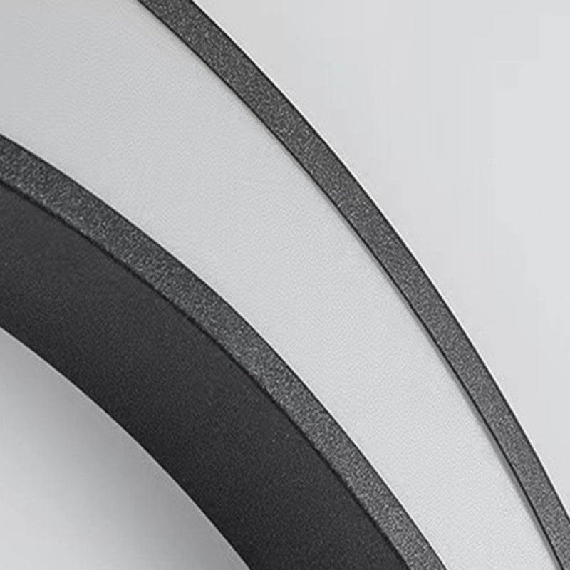 Creslight Minimalistische LED Wandleuchte | Edelstahl Halbmond-Design | Wasserdicht | Außenbeleuchtung