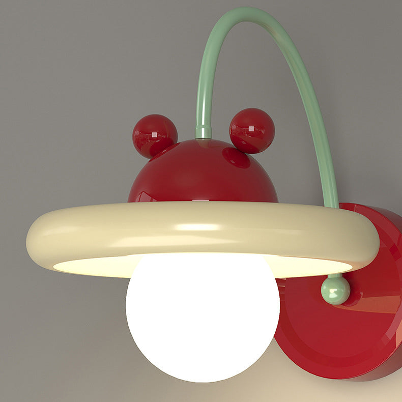 LunaFrame Minimalist Wandlampe | Rundes Eisen-Metall-Design | Schlafzimmerbeleuchtung | Warmlicht | Modern & Stilvoll