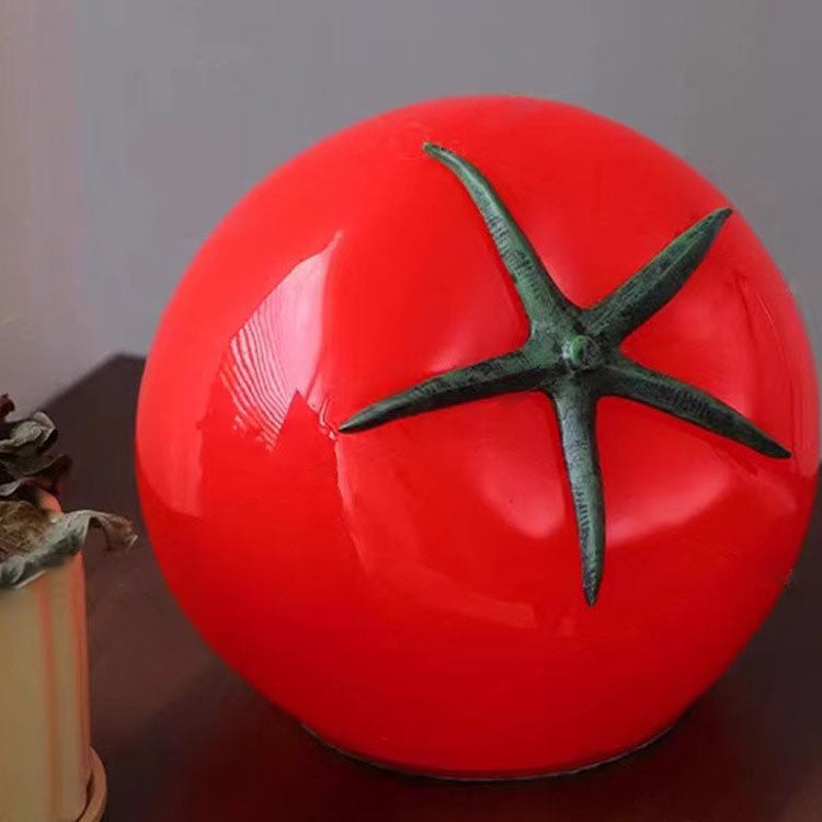 TomatoGlow Moderne Art-Deco USB-LED-Tischlampe | Dekorative Resin-Lampe | Warmes Licht | Perfekt für Wohnzimmer & Arbeitszimmer