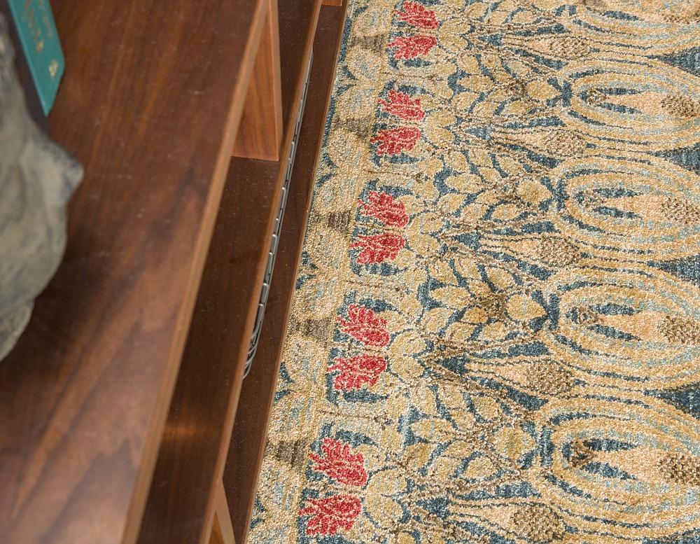 EleganceFringe Moderner Teppich mit Fransen | Klassisches Design | Hochwertig & Stilvoll | Verschiedene Größen