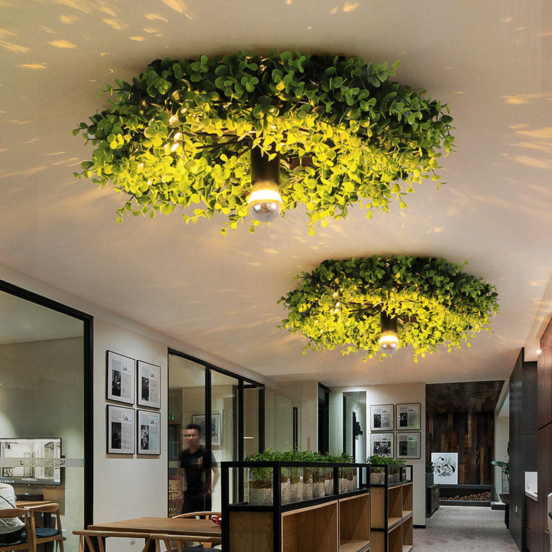 LeafLume Deckenleuchte | Kreatives Pflanzen-Design | Flush Mount | Natürliche Eleganz für moderne Räume